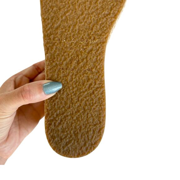 Rag & Bone Hera Brown Espadrille Jute Platform Wedge Sandals Women's Size 9.5 - Picture 6 of 7